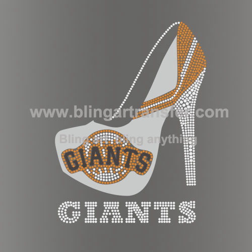 Giants Rhinestone Hotfix Transfers