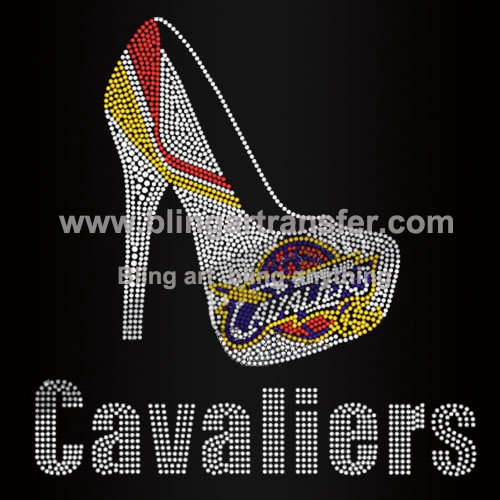 Cavaliers Rhinestone High Heel Motifs