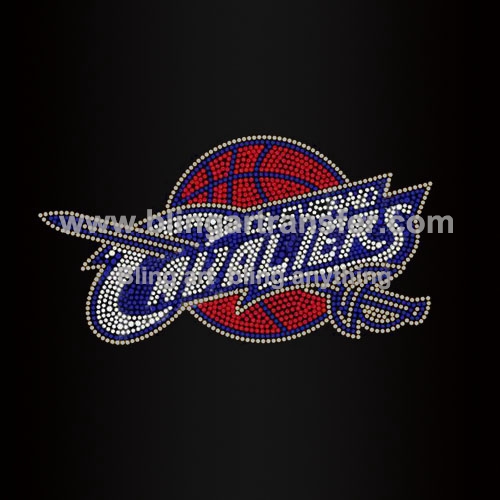 Cavaliers Rhinestone Iron On Transfers