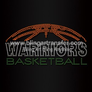 Warriors Rhinestone Heat Transfers