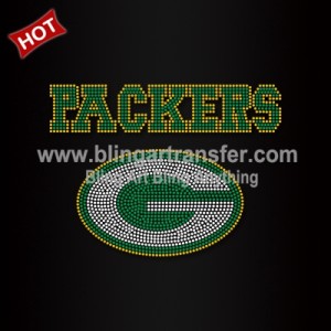 Packers Rhinestones Heat Transfers