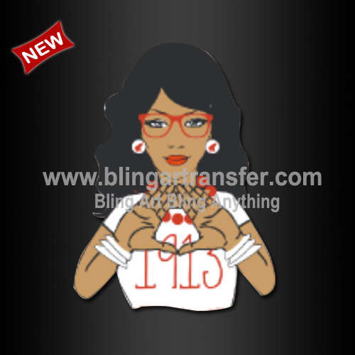Woman Sorority 1913 Delta Sigma Thelta Heat Transfer Vinyl Printing