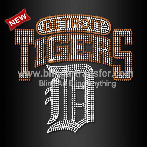 rhinestone detroit tigers shirt