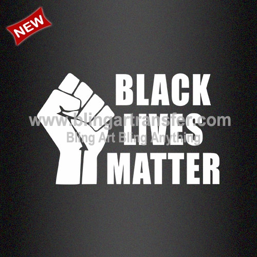 New T Shirt Design Black Lives Matter Iron on Vinyl Transfer