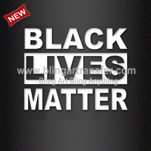 New Arrival Flexiable Vinyl Heat Transfer Black Lives Matter for Black People Shirts