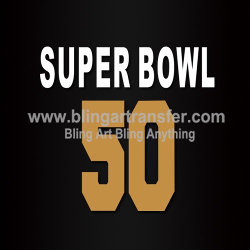 super bowl rhinestone transfer