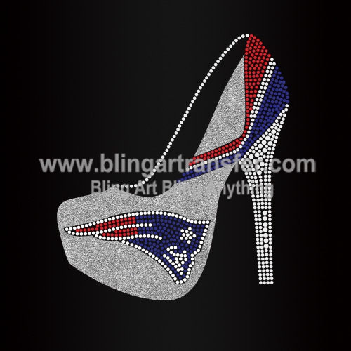 Patriots Rhinestones Iron Ons