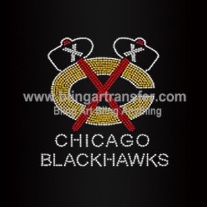 Chicago Blackhawks Rhinestone Transfers
