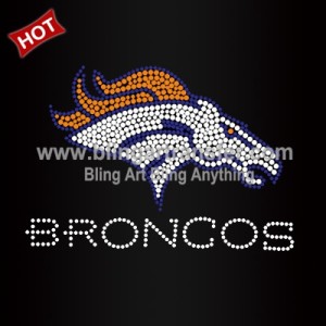 Broncos Rhinestones Transfers