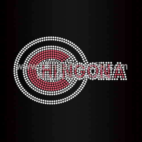 Chingona Cubs Rhinestones Transfers Custom