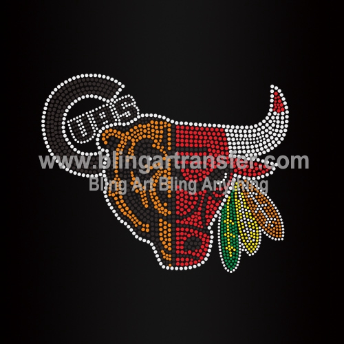UBS And Bull Rhinestones Transfers