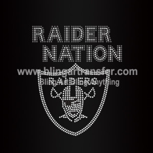 Wholesale Raiders Nation Rhinestone Transfers