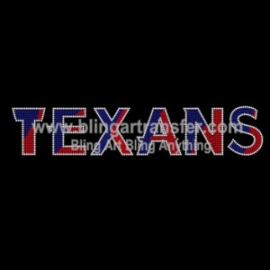 Wholsesale Texans Rhinestone Transfers