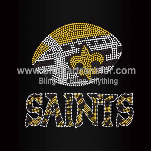 Saints Rhinestone Transfers Hotsale