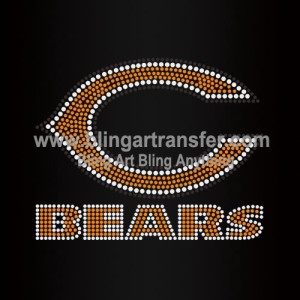 Wholesale Rhinestone Bears Transfers