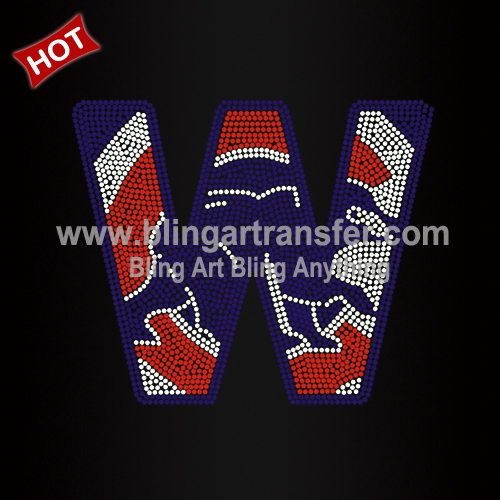 Hotsale Cubs Rhinestone Heat Transfers