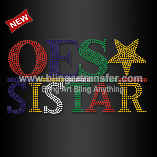 Hot Sale OES Sistar Iron on Crystal Transfer for Garment Accessory