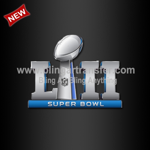 Super Bowl LII Rhinestone Transfers for Jerseys Tees