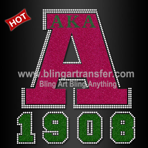 Custom Glitter AKA 1908 Rhinestone Transfers For 2018