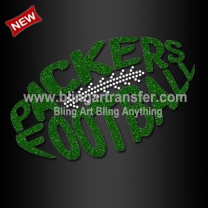 Packers Glitter Vinyl Transfer