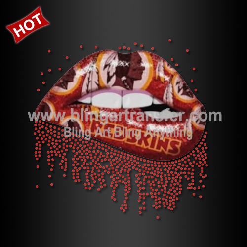 redskins Rhinestone Heat Transfers