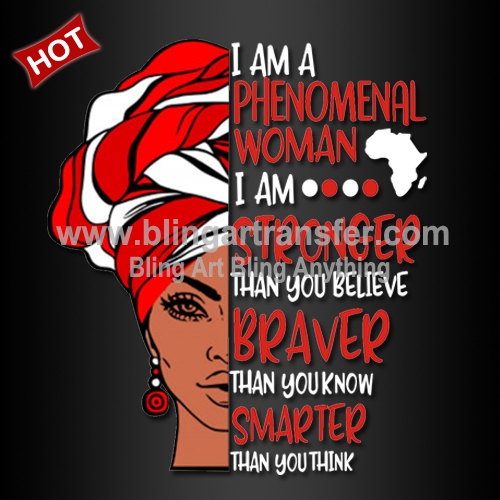 I AM A PHENOMENAl Printable Vinyl Iron On Transfers
