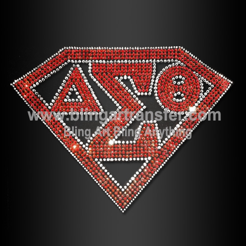 Super Delta Sigma Theta Rhinestone Transfers