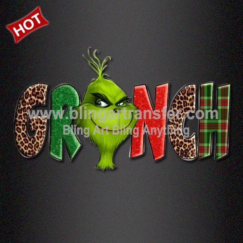 Grinch Heat Transfers for Christmas Decorating Clothing