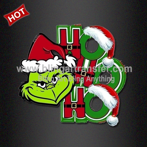 Grinches HOHOHO Heat Transfers for Christmas