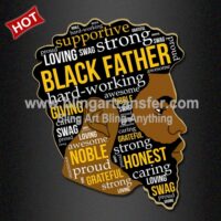 Black Father DTF Transfers